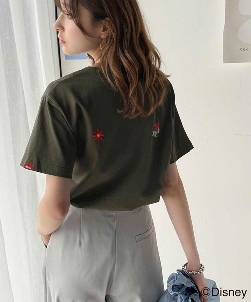 classicalelf(クラシカルエルフ)の「綿100%大人可愛い♪バック「ディズニー」刺繍半袖T(Tシャツ/カットソー・レディース・グレー系1/グレー系2/ホワイト系1/ホワイト系2・LARGE/SMALL/X-LARGE/MEDIUM)」の21枚目の写真