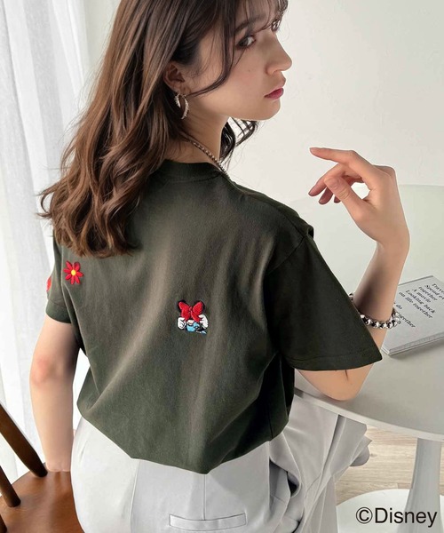 classicalelf(クラシカルエルフ)の「綿100%大人可愛い♪バック「ディズニー」刺繍半袖T(Tシャツ/カットソー・レディース・グレー系1/グレー系2/ホワイト系1/ホワイト系2・LARGE/SMALL/X-LARGE/MEDIUM)」の20枚目の写真