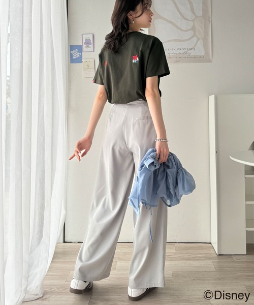 classicalelf(クラシカルエルフ)の「綿100%大人可愛い♪バック「ディズニー」刺繍半袖T(Tシャツ/カットソー・レディース・グレー系1/グレー系2/ホワイト系1/ホワイト系2・LARGE/SMALL/X-LARGE/MEDIUM)」の17枚目の写真