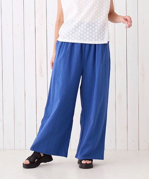 チチカカ（チチカカ）の「Shanti Shanti チェンマイコットンパンツ【WEB限定】（その他パンツ・レディース・ベージュ/ナチュラル/ブルー・FREE）」の9枚目の写真