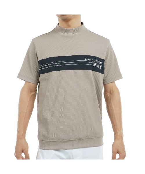 TOMMY HILFIGER GOLF（トミー ヒルフィガー ゴルフ）の「ｶﾗｰﾌﾞﾛｯｸ 半袖ﾓｯｸﾈｯｸｼｬﾂ（その他トップス・メンズ・ホワイト/ネイビー/サンドベージュ/ブルー・3L/LL/M/L）」の2枚目の写真