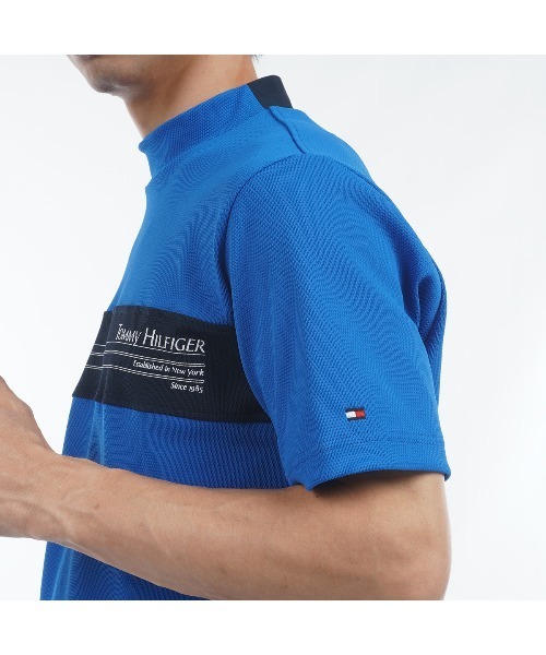 TOMMY HILFIGER GOLF（トミー ヒルフィガー ゴルフ）の「ｶﾗｰﾌﾞﾛｯｸ 半袖ﾓｯｸﾈｯｸｼｬﾂ（その他トップス・メンズ・ホワイト/ネイビー/サンドベージュ/ブルー・3L/LL/M/L）」の16枚目の写真