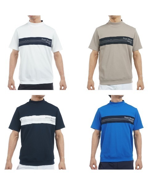 セール】ｶﾗｰﾌﾞﾛｯｸ 半袖ﾓｯｸﾈｯｸｼｬﾂ（その他トップス）｜TOMMY