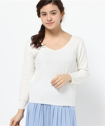 Chez toi | ハーモニーVネックプルオーバー(ニット/セーター)