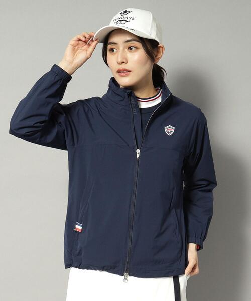 adabat（アダバット）の「【新レーベル ADABAT NAVY】撥水加工 Aラインライトブルゾン（ブルゾン・レディース・ホワイト系/ネイビー・42/40/38）」の16枚目の写真