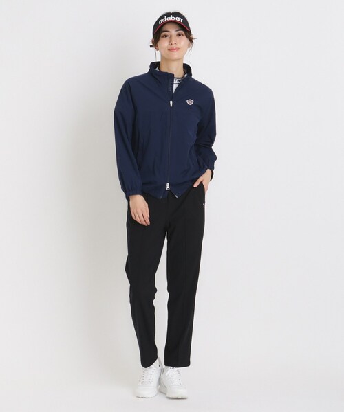 adabat（アダバット）の「【新レーベル ADABAT NAVY】撥水加工 Aラインライトブルゾン（ブルゾン・レディース・ホワイト系/ネイビー・42/40/38）」の19枚目の写真