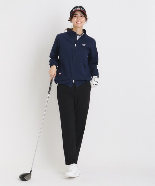 adabat（アダバット）の「【新レーベル ADABAT NAVY】撥水加工 Aラインライトブルゾン（ブルゾン・レディース・ホワイト系/ネイビー・42/40/38）」の20枚目の写真