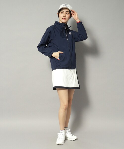 adabat（アダバット）の「【新レーベル ADABAT NAVY】撥水加工 Aラインライトブルゾン（ブルゾン・レディース・ホワイト系/ネイビー・42/40/38）」の21枚目の写真
