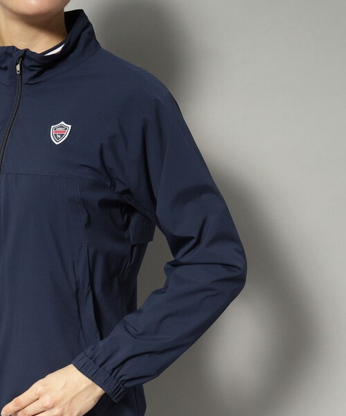 adabat（アダバット）の「【新レーベル ADABAT NAVY】撥水加工 Aラインライトブルゾン（ブルゾン・レディース・ホワイト系/ネイビー・42/40/38）」の4枚目の写真
