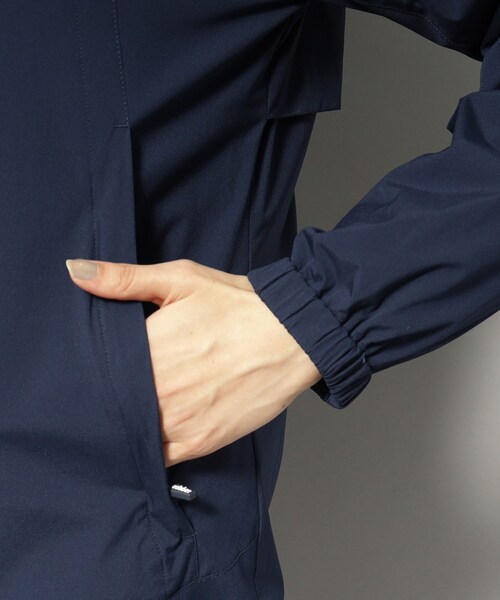 adabat（アダバット）の「【新レーベル ADABAT NAVY】撥水加工 Aラインライトブルゾン（ブルゾン・レディース・ホワイト系/ネイビー・42/40/38）」の5枚目の写真