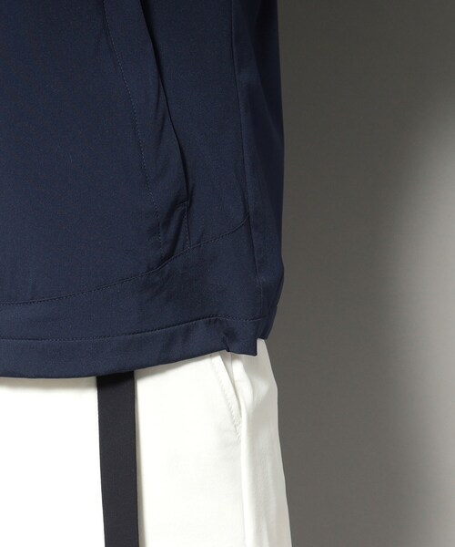 adabat（アダバット）の「【新レーベル ADABAT NAVY】撥水加工 Aラインライトブルゾン（ブルゾン・レディース・ホワイト系/ネイビー・42/40/38）」の6枚目の写真