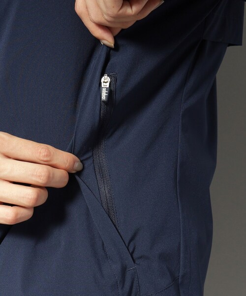 adabat（アダバット）の「【新レーベル ADABAT NAVY】撥水加工 Aラインライトブルゾン（ブルゾン・レディース・ホワイト系/ネイビー・42/40/38）」の7枚目の写真