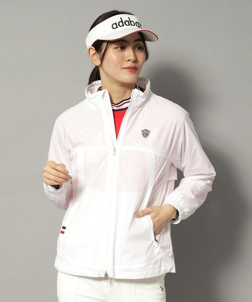 adabat（アダバット）の「【新レーベル ADABAT NAVY】撥水加工 Aラインライトブルゾン（ブルゾン・レディース・ホワイト系/ネイビー・42/40/38）」の13枚目の写真