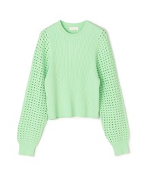 セール】ミラノリブ タックヘムノースリーブプルオーバー（ニット