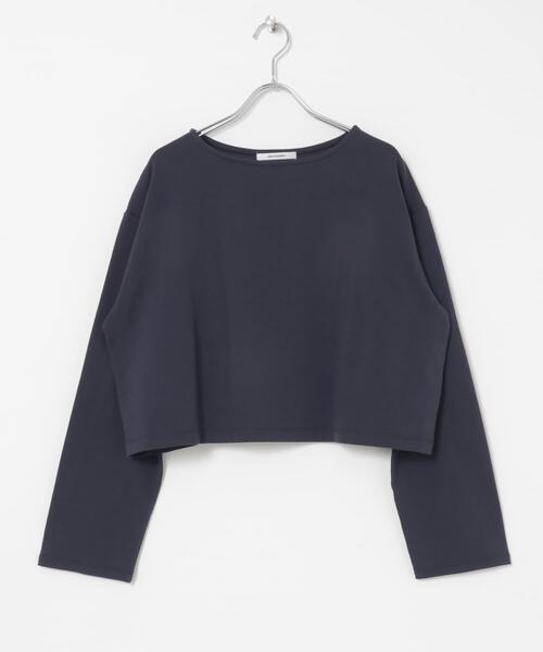 URBAN RESEARCH(アーバンリサーチ)の「ショート丈ロングスリーブTシャツ(Tシャツ/カットソー・レディース・その他2/ネイビー/オフホワイト/その他1・FREE)」の15枚目の写真