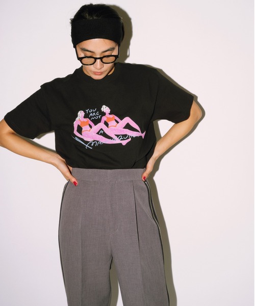 Tomoko .Tさま専用ページ null×Tomoko.BコラボWOMEN TEE（Tシャツ/カットソー）｜null