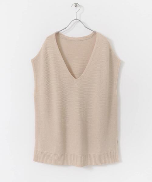ITEMS URBANRESEARCH(アイテムズ アーバンリサーチ)の「アンゴラタッチユルVニットベスト(ニット/セーター・レディース・ネイビー/グレー/アイボリー・FREE)」の20枚目の写真