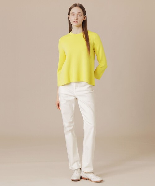 MACKINTOSH LONDON（マッキントッシュ ロンドン）の「クリアコットンニットプルオーバー（ニット/セーター・レディース・グリーン/イエロー/オフホワイト/ブルー系その他4・38/40）」の12枚目の写真