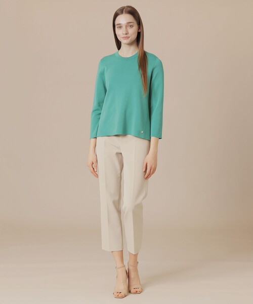 MACKINTOSH LONDON（マッキントッシュ ロンドン）の「クリアコットンニットプルオーバー（ニット/セーター・レディース・グリーン/イエロー/オフホワイト/ブルー系その他4・38/40）」の13枚目の写真