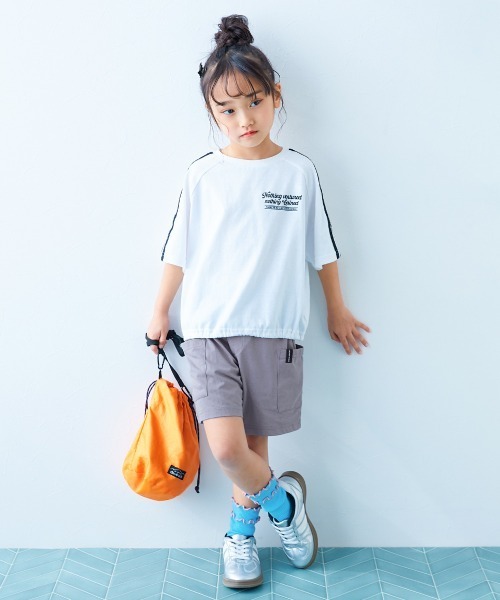 devirock(デビロック)の「【イージーウォッシュ】乾燥機OK 防汚 サイドポケット ハーフパンツ(その他パンツ・キッズ・パープル系1/グリーン系/オレンジ系1/イエロー系1/ブルー系1/ブラック/ダークパープル/ベージュ系1/ブルー系2/チャコール/ピンク系1・130cm/120cm/110cm/100cm/160cm/150cm/140cm)」の13枚目の写真