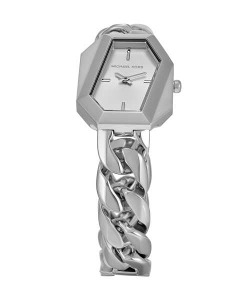 MICHAEL KORS 腕時計 43mm シルバー 人気 公式アウトレット】BERKLEY シルバー グリッツ ウォッチ - 時計