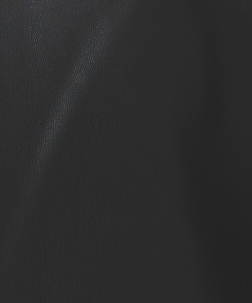 index（インデックス）の「シンセティックレザーブルゾン【洗える/ストレッチ】（ブルゾン・レディース・ナチュラル/ブラック・36/38/40/42）」の7枚目の写真