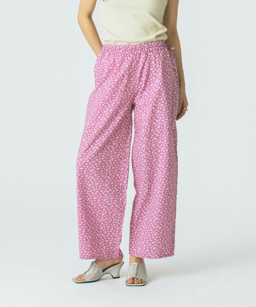 ROSE BUD(ローズバッド)の「【WEB・一部店舗限定】SUCKER EASY PANTS(その他パンツ・レディース・グレー/ピンク/グリーン・M/S)」の1枚目の写真