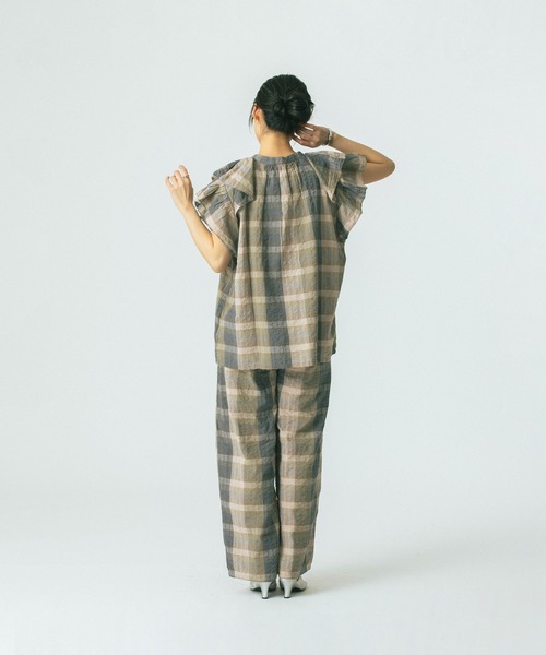 ROSE BUD(ローズバッド)の「【WEB・一部店舗限定】SUCKER EASY PANTS(その他パンツ・レディース・グレー/ピンク/グリーン・M/S)」の13枚目の写真