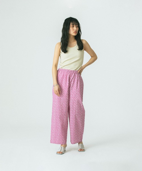ROSE BUD(ローズバッド)の「【WEB・一部店舗限定】SUCKER EASY PANTS(その他パンツ・レディース・グレー/ピンク/グリーン・M/S)」の16枚目の写真