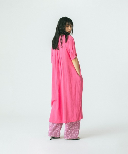ROSE BUD(ローズバッド)の「【WEB・一部店舗限定】SUCKER EASY PANTS(その他パンツ・レディース・グレー/ピンク/グリーン・M/S)」の5枚目の写真