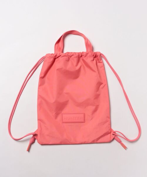 HUNTER（ハンター）の「トラベル ドローストリング バックパック トート（バックパック/リュック・レディース・ピンク/ライトグリーン/ライトブルー・ONE SIZE）」の10枚目の写真