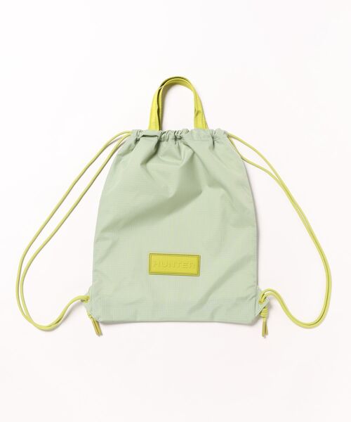 HUNTER（ハンター）の「トラベル ドローストリング バックパック トート（バックパック/リュック・レディース・ピンク/ライトグリーン/ライトブルー・ONE SIZE）」の11枚目の写真