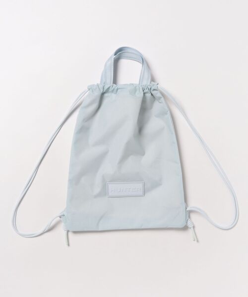 HUNTER（ハンター）の「トラベル ドローストリング バックパック トート（バックパック/リュック・レディース・ピンク/ライトグリーン/ライトブルー・ONE SIZE）」の12枚目の写真