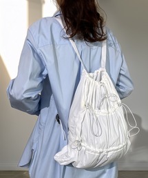 Candlestick（キャンドルスティック）の「ナップサック 軽量 撥水 ミディアムサイズ 巾着 バックパック リュック ミニマリスト 韓国ファッション（バックパック/リュック）」