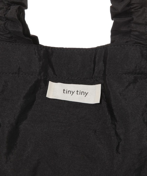 tiny tiny（ティニーティニー）の「サイドギャザートートバッグ[tiny tiny(ティニーティニー)]（トートバッグ・レディース・その他1/アイボリー/ブラック/その他2・0）」の10枚目の写真