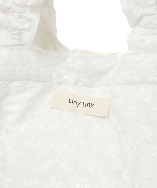 tiny tiny（ティニーティニー）の「サイドギャザートートバッグ[tiny tiny(ティニーティニー)]（トートバッグ・レディース・その他1/アイボリー/ブラック/その他2・0）」の17枚目の写真
