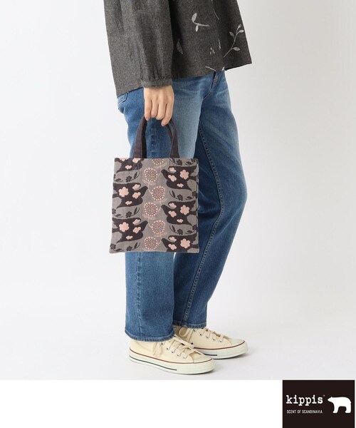 one'sterrace（ワンズテラス）の「Kippis キッピス ミニバッグ ユフラ（トートバッグ・レディース・グレー系4/ベージュ系8・99）」の10枚目の写真