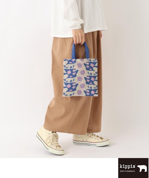 one'sterrace（ワンズテラス）の「Kippis キッピス ミニバッグ ユフラ（トートバッグ・レディース・グレー系4/ベージュ系8・99）」の12枚目の写真