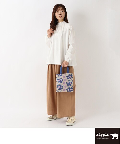 one'sterrace（ワンズテラス）の「Kippis キッピス ミニバッグ ユフラ（トートバッグ・レディース・グレー系4/ベージュ系8・99）」の13枚目の写真