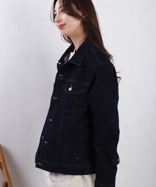 WESTSEA(ウエストシー)の「ストレッチデニム Gジャン(デニムジャケット・メンズ・ブルー/ブラック/ネイビー/ライトブルー/ブルー系その他・S/LL/L/M)」の13枚目の写真