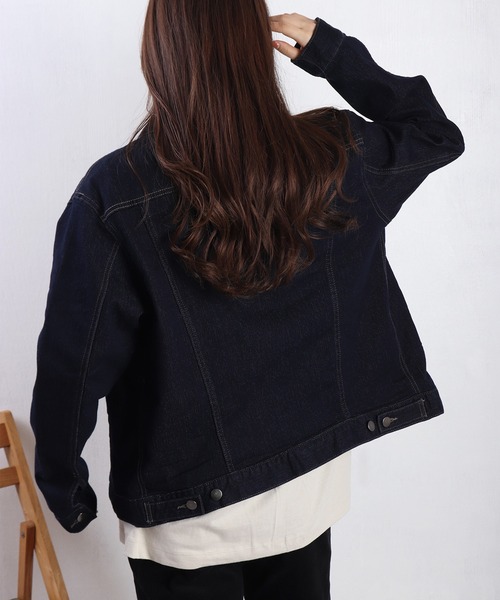 WESTSEA(ウエストシー)の「ストレッチデニム Gジャン(デニムジャケット・メンズ・ブルー/ブラック/ネイビー/ライトブルー/ブルー系その他・S/LL/L/M)」の15枚目の写真