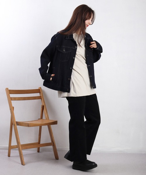WESTSEA(ウエストシー)の「ストレッチデニム Gジャン(デニムジャケット・メンズ・ブルー/ブラック/ネイビー/ライトブルー/ブルー系その他・S/LL/L/M)」の16枚目の写真
