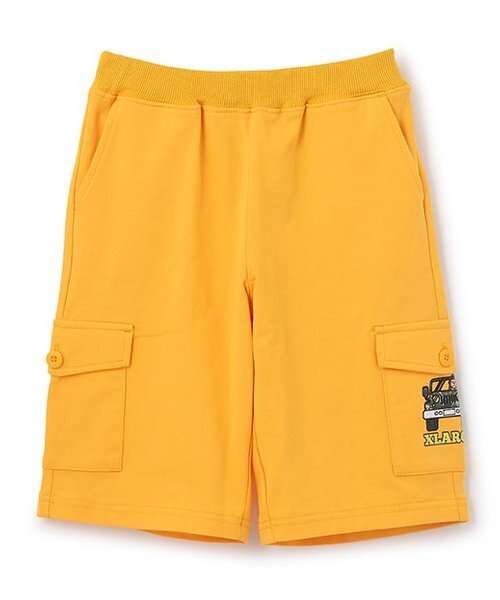 XLARGE KIDS（エクストララージキッズ）の「【人気商品再入荷】【直営店で取り扱い無し】ジープファニーゴリラ5分丈パンツ（その他パンツ・キッズ・ブルー/レッド/イエロー・110cm/130cm/140cm/120cm/100cm）」の3枚目の写真