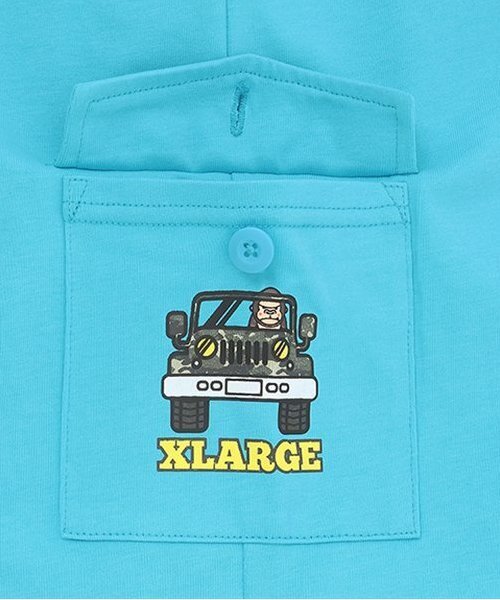 XLARGE KIDS（エクストララージキッズ）の「【人気商品再入荷】【直営店で取り扱い無し】ジープファニーゴリラ5分丈パンツ（その他パンツ・キッズ・ブルー/レッド/イエロー・110cm/130cm/140cm/120cm/100cm）」の9枚目の写真