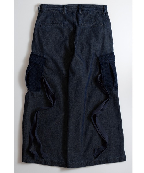 FDMTL（ファンダメンタル）の「FDMTL/ファンダメンタル/HAKAMA CARGO PANTS RINSE（カーゴパンツ・メンズ・インディゴブルー・34inch/32inch/30inch/28inch）」の2枚目の写真