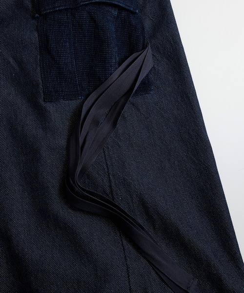FDMTL（ファンダメンタル）の「FDMTL/ファンダメンタル/HAKAMA CARGO PANTS RINSE（カーゴパンツ・メンズ・インディゴブルー・34inch/32inch/30inch/28inch）」の5枚目の写真