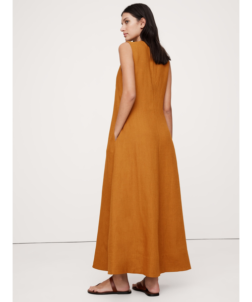Banana Republic ☆ ギャザー ホルターネック マキシ ワンピース Banana Republic ☆ ギャザー ホルターネック マキシ ワンピース