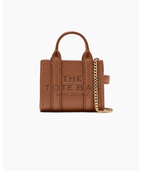 セール】LEATHER THE ITEMS SLG THE NANO TOTE CROSSBODY/ザ レザー