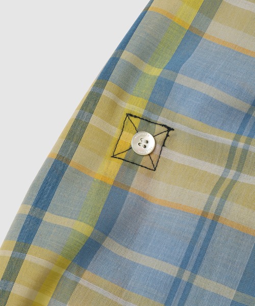 FACETASM（ファセッタズム）の「MADRAS CHECK HOODED SHIRT（シャツ/ブラウス・メンズ・イエロー系その他/ピンク系その他・4）」の10枚目の写真