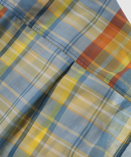 FACETASM（ファセッタズム）の「MADRAS CHECK HOODED SHIRT（シャツ/ブラウス・メンズ・イエロー系その他/ピンク系その他・4）」の12枚目の写真